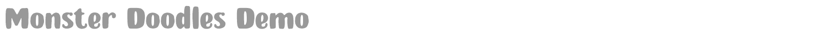 Monster Doodles font preview